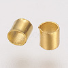 Brass Crimp Beads X-KK-L021-G-2