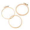 Plastic Imitation Bamboo Cross Stitch Embroidery Hoops TOOL-TADJ0001-03C-2