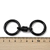 Alloy Spring Gate Clasps PALLOY-Q009-01L-3