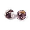 Handmade Gold & Silver Foil Glass Beads FOIL-Q003-01H-3
