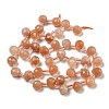 Natural Sunstone Beads Strands G-H297-B14-02-3