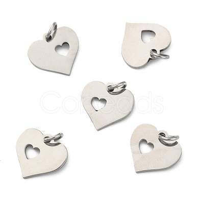 Non-Tarnish 304 Stainless Steel Pendants STAS-Q201-T457S-1