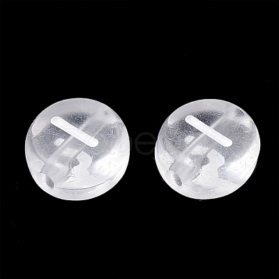 Transparent Acrylic Beads TACR-N002-04B-1