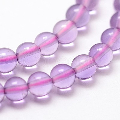 Natural Amethyst Beads Strands X-G-N0215-01-3mm-1