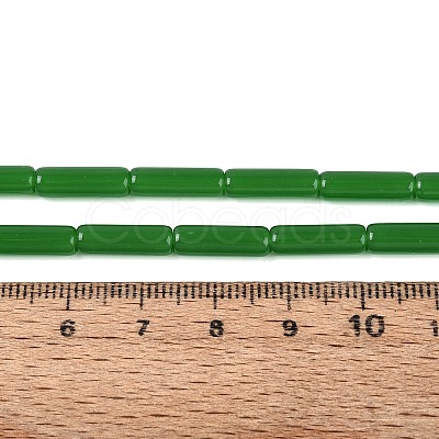 Imitation Jade Glass Beads Strands X-GLAA-N070-01A-B05-1