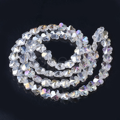 Electroplate Glass Beads EGLA-Q091-14mm-C19-1