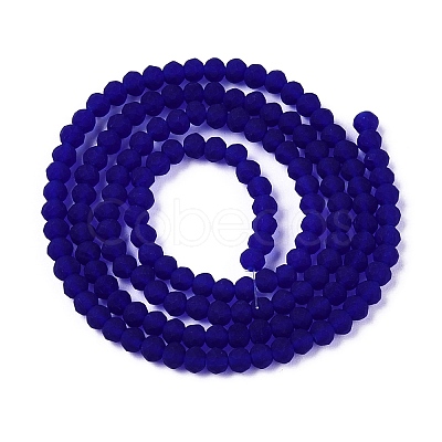 Transparent Glass Beads Strands EGLA-A044-T2mm-MD06-1
