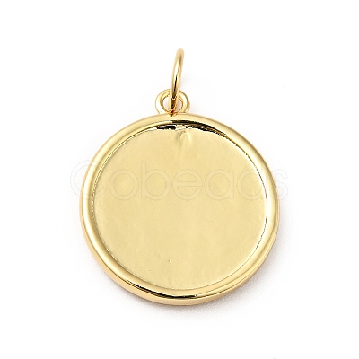 Rack Plating Brass Pendants KK-H431-52G-1