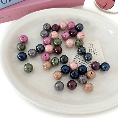 Opaque Acrylic Beads OACR-N137-19-1