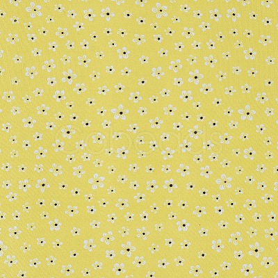 Floral Pattern Printed A4 Polyester Fabric Sheets DIY-WH0158-63A-10-1