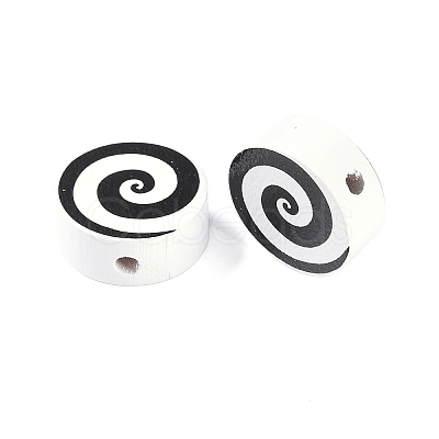 Halloween wood beads WOOD-S064-01D-1