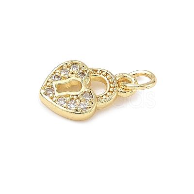 Brass Micro Pave Cubic Zirconia Pendants ZIRC-I356-38G-1