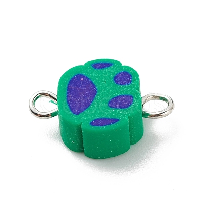 Polymer Clay Connector Charms PALLOY-JF01766-1