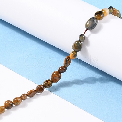 Natural Pietersite Beads Strands G-G018-28-1