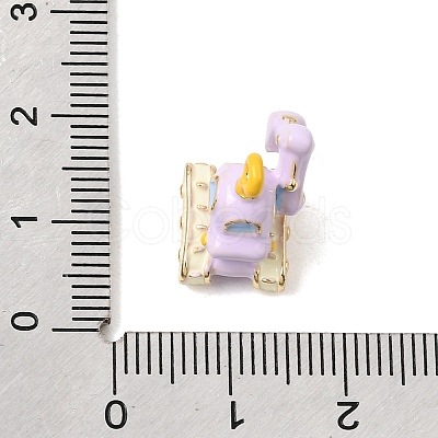 Alloy Enamel Pendants AL-CBA604F-06-1