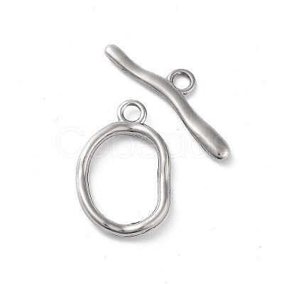 304 Stainless Steel Toggle Clasps STAS-A092-04B-P-1
