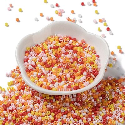 Baking Paint Glass Seed Beads SEED-S042-05A-07-1