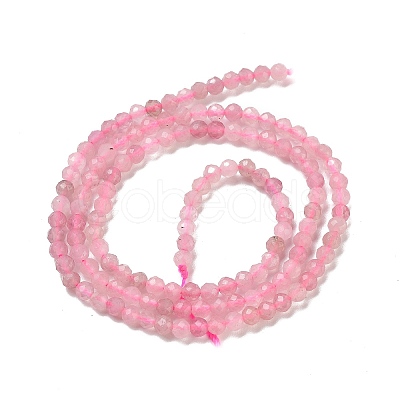 Natural Madagascar Rose Quartz Beads Strands G-B088-C09-03-1