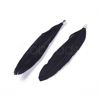 Goose Feather Pendants X-FIND-Q055-P12-1