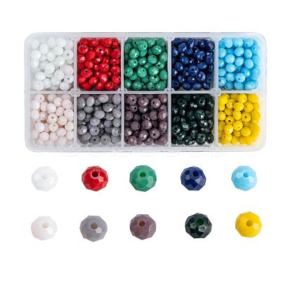 Opaque Solid Color Glass Beads EGLA-JP0002-01D-6mm-1