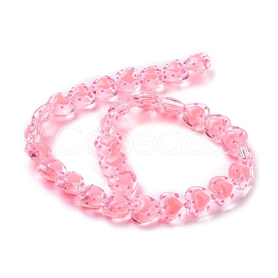 Glass Heart Beads LS-GLAA-D005-01A-1