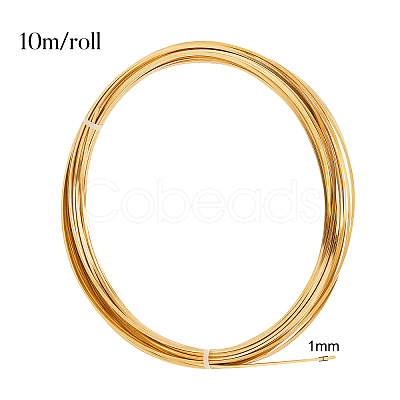 Square Brass Wire KK-WH0034-34G-02-1