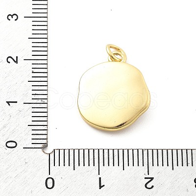 Ocean Theme Brass Enamel Pendants X-KK-Q029-01B-G-1