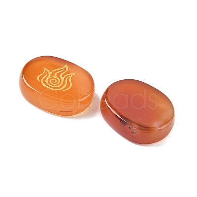 4Pcs 4 Styles Natural Carnelian Display Decorations G-F786-02B-02-1