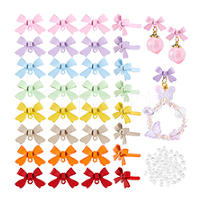 48Pcs 8 Colors Alloy Stud Earring Findings EJEW-PH0001-36-1