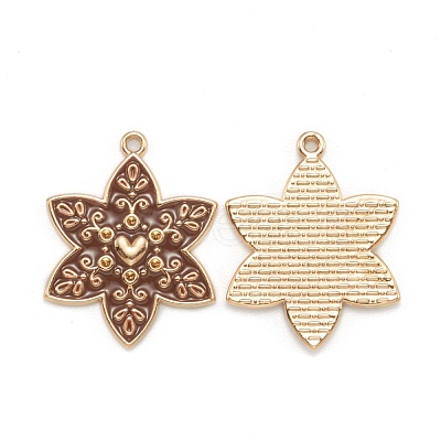 Alloy Enamel Pendants ENAM-E569-15-1
