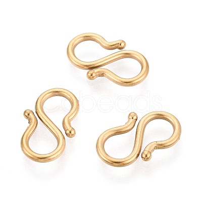 304 Stainless Steel S-Hook Clasps STAS-N125-23B-G-1
