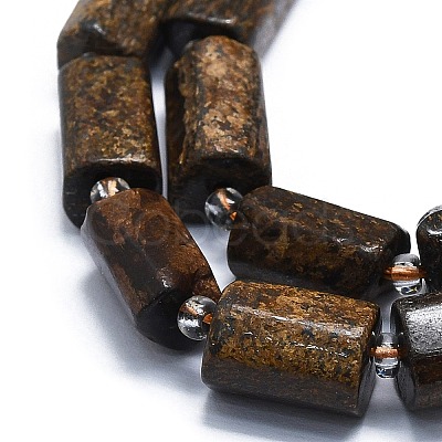 Natural Bronzite Beads Strands G-K245-I06-01-1