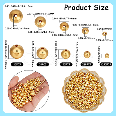 1573Pcs 5 Styles ABS Plastic Beads OACR-PA0001-60-1