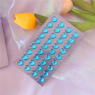 Acrylic Rhinestone Self-Adhesive Stickers WG57164-07-1