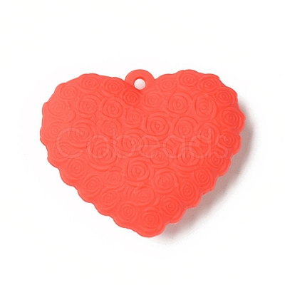 Opaque Resin Pendants LS-RESI-D065-F01-1