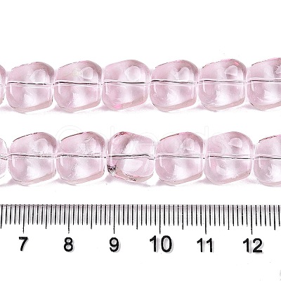 Electroplate Glass Beads Strands EGLA-N012-07F-1