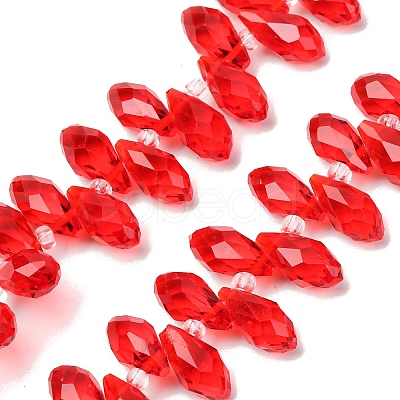 Crystal Glass Beads Strands X-GLAA-D033-35-1