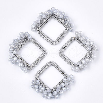 Glass Woven Pendants FIND-T039-08G-1