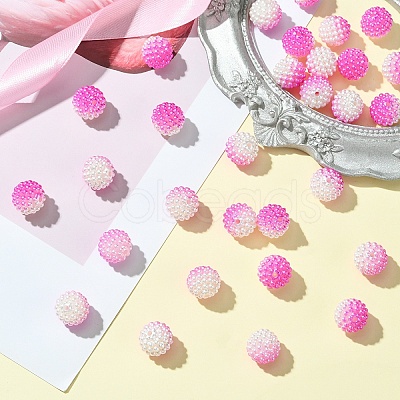 30Pcs Imitation Pearl Acrylic Beads OACR-YW0002-30H-1
