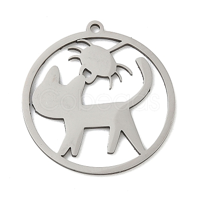 201 Stainless Steel Pendants LS-STAS-G366-02P-07-1