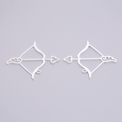 Alloy Open Back Bezel Big Pendants PALLOY-WH0081-47-1