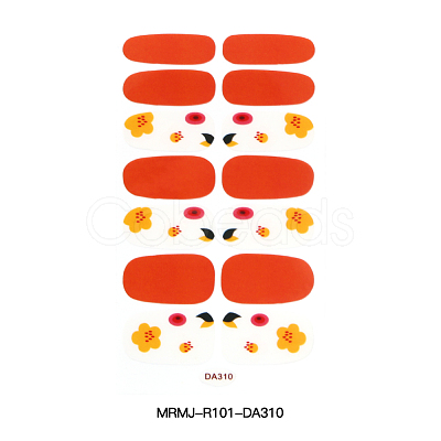 Full Cover Nail Art Stickers Stickers Decals MRMJ-R101-DA310-1