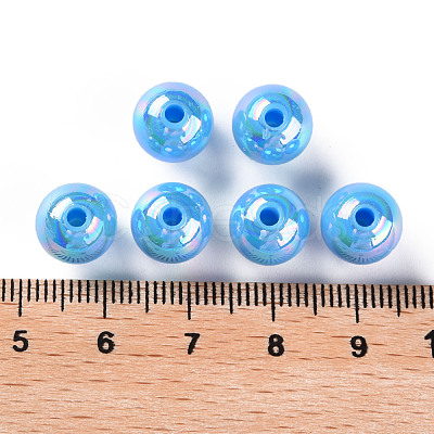 Opaque Acrylic Beads MACR-S370-D10mm-7-1