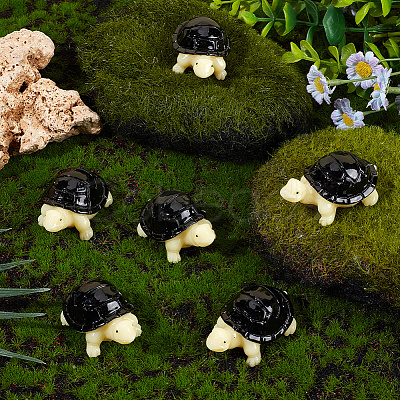 12Pcs Resin 3D Animal Ornaments AJEW-SP0002-14-1