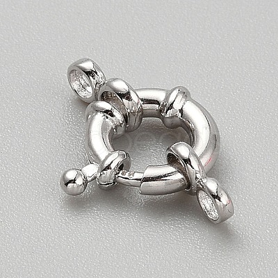925 Sterling Silver Spring Ring Clasps STER-WH0062-001P-02-1