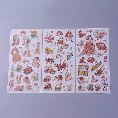 Scrapbook Stickers DIY-P003-I01-1