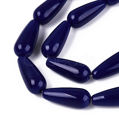 Opaque Glass Beads Strands X-GLAA-Q113-03A-C05-1