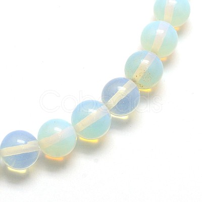 Opal Round Beads Strands G-O047-08-6mm-1
