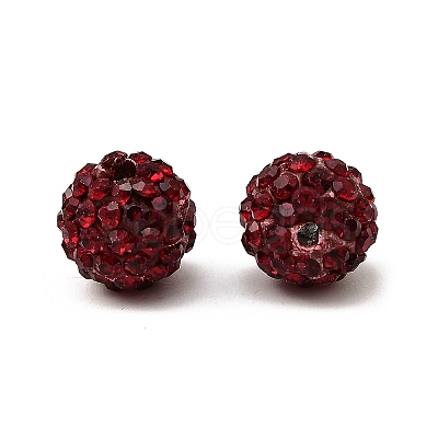 Pave Disco Ball Beads X-RB-A130-10mm-5-1