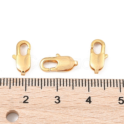 SHEGRACE Brass Lobster Claw Clasps XGR0007G-08G-1